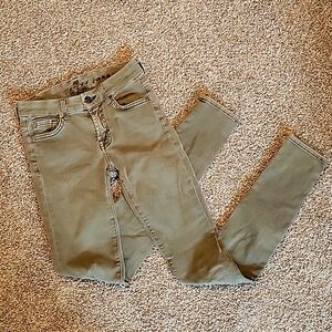 7 For All Mankind Jeans - Size 24, Grey/Green